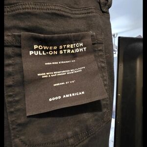 Good American Black Power Stretch Jeans
